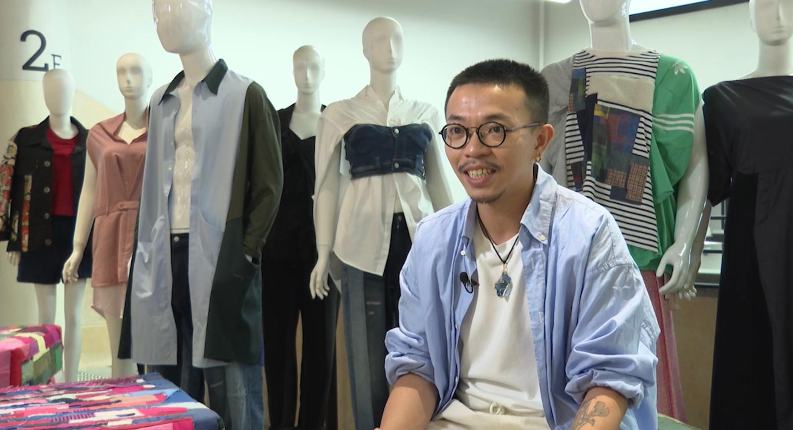 Fashion designer Matt Hui talked about his new sustainable collection.